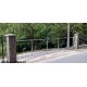 Pojezdová brána samonosná povrchová úprava žárové zinkování průjezd 450 - 550 cm